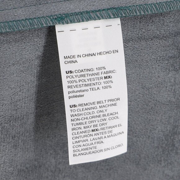 NWT CHICO'S Faux Leather Shirt Midi Dress in Deep Woods Green Size 2.5 (US 14) - Picture 10 of 10